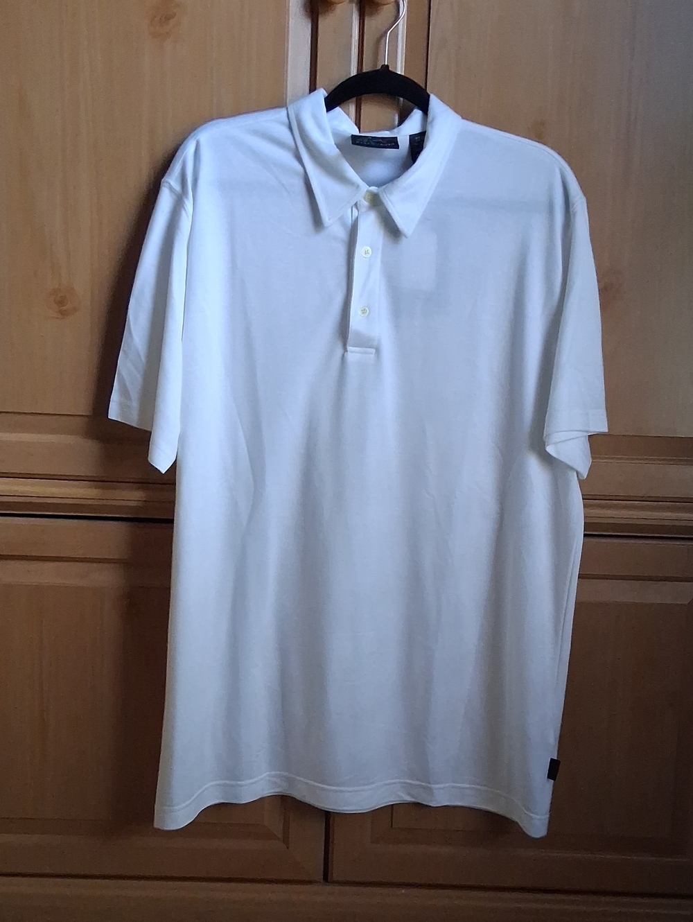Greg Norman Collection Men's White Polo Shirt, NEW